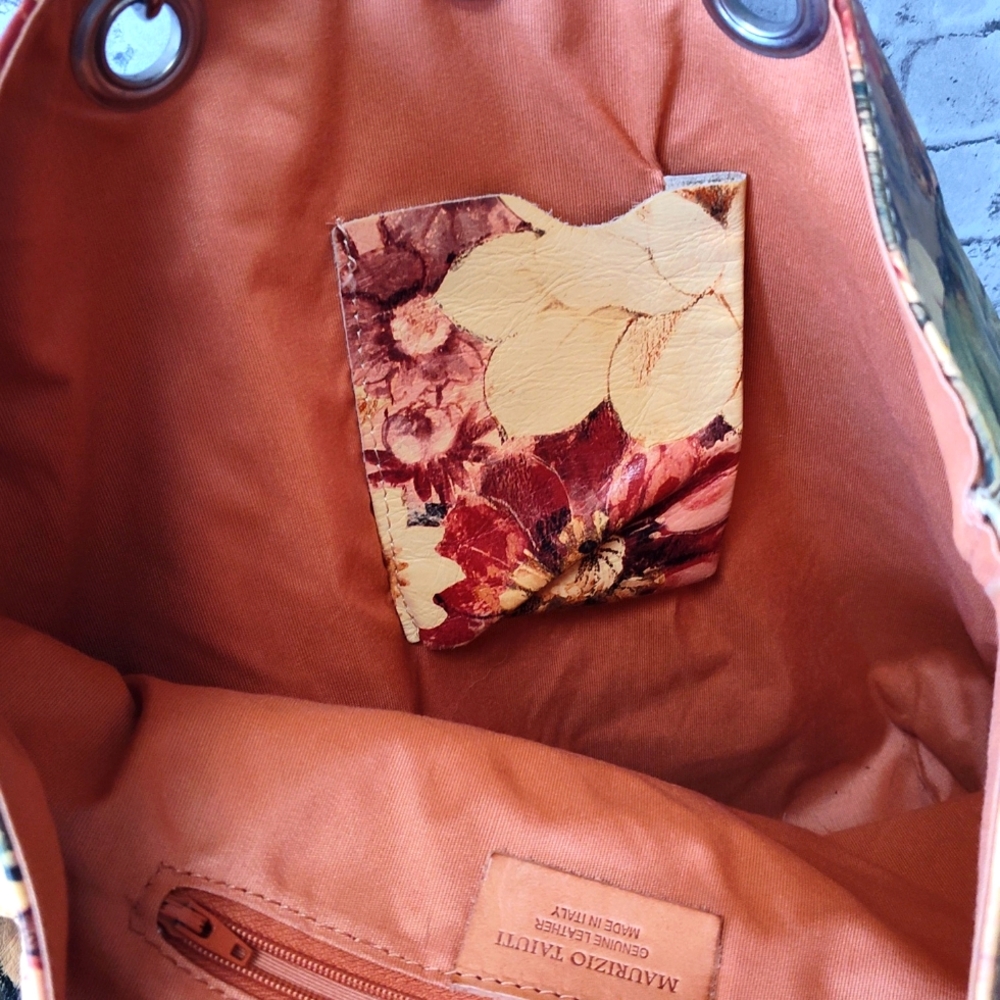 Maurizio Taiuti Printed Leather Tote - Picture 3 of 9